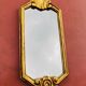 Antique gilded mirror.