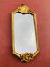 Antique gilded mirror.