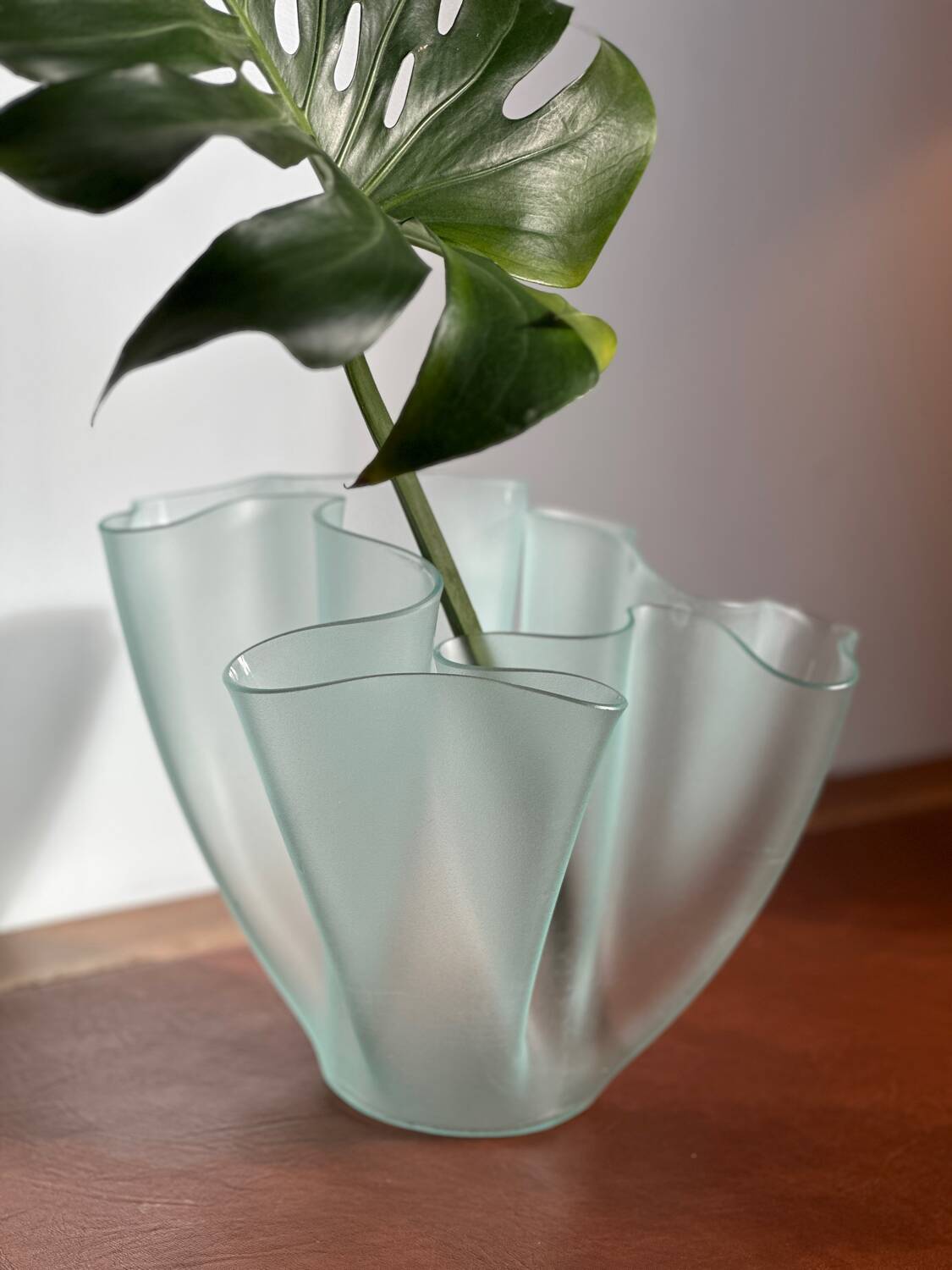 Vase “Cartoccio” attribué à Pietro Chiesa pour Fontana Arte, Italie, vers 1