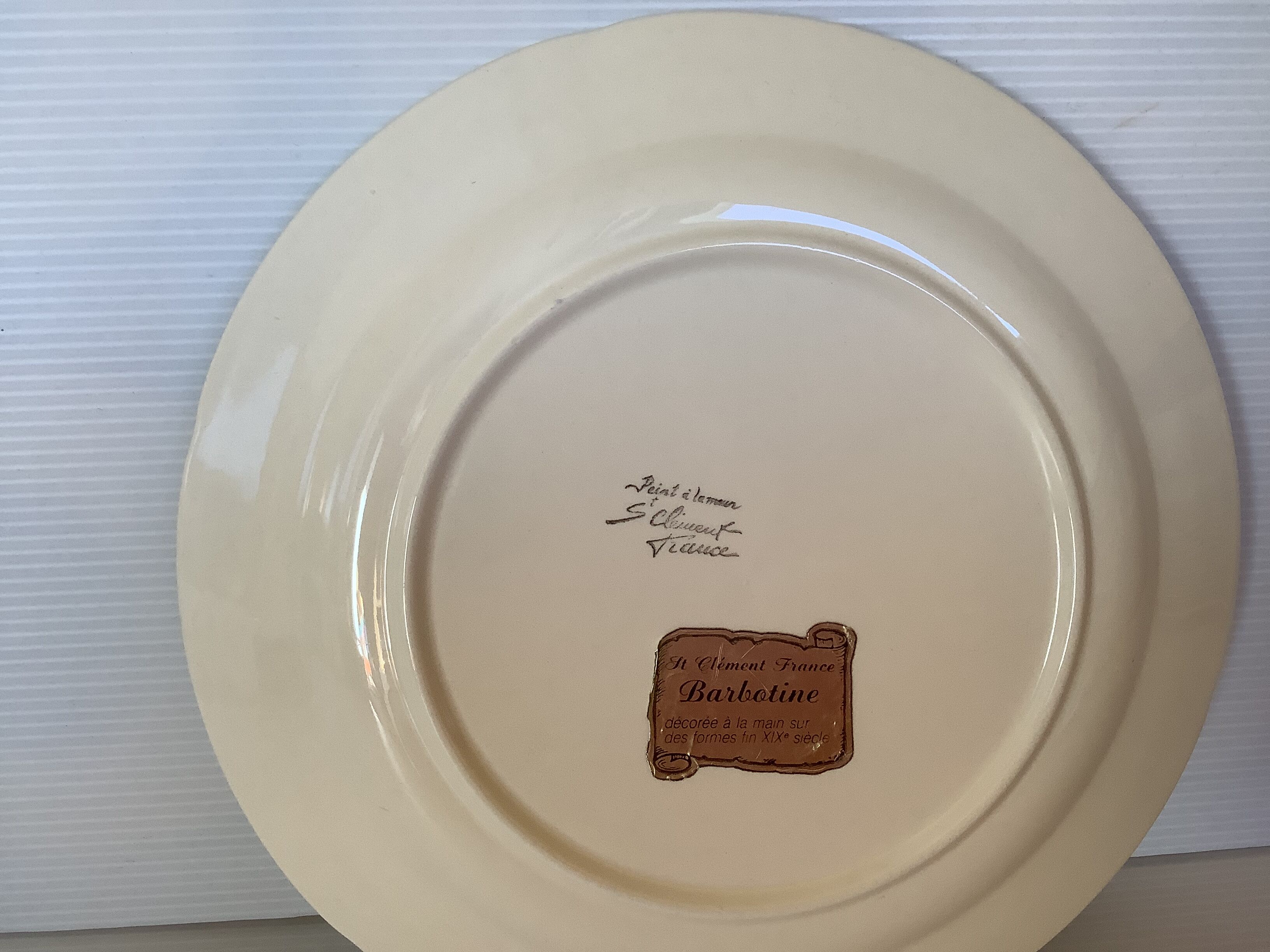 Slip plate Saint Clement France