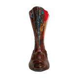 Vase poisson en faïence