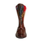 Vase poisson en faïence