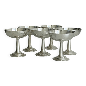 Lot de 6 coupes à champagne