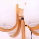 Atomic age floor lamp, vintage hotel lighting, Czechoslovakia 1970s