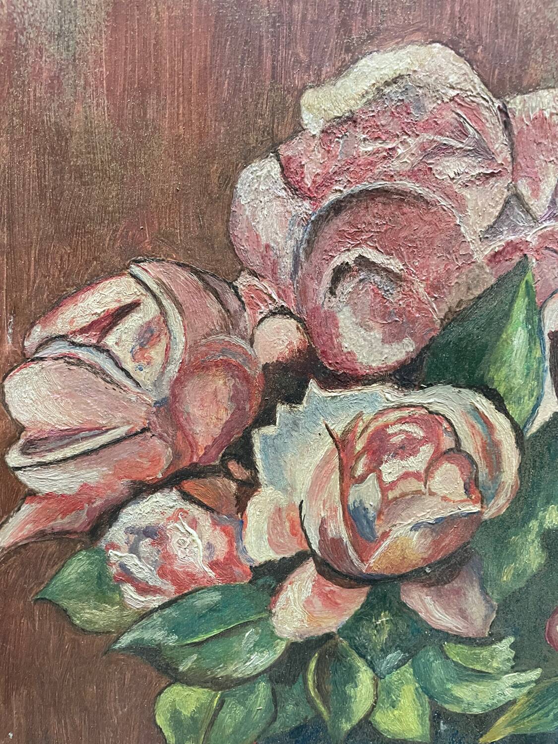 Still life with roses signed Bonnet XXth