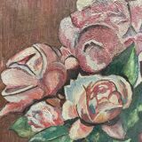 Still life with roses signed Bonnet XXth