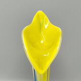Vase étonnant Jack dans la chaire « Calla Lily » des années 1960 en verre de Murano.