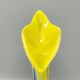 1960s Astonishing Jack in the Pulpit "Calla Lily" vase in Murano glass.