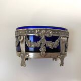 Paire de salerons en argent massif - Orfèvre Léon Lapar 1880