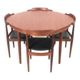 Scandinavian teak dining set.