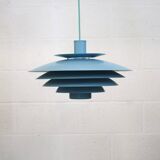 Unique blue colored Nordic Pendant Lamp by Form Light model 52610, Denmark