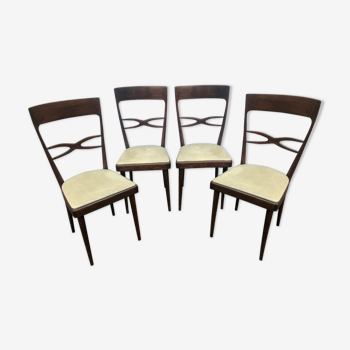 Set de 4 chaises des années 50 Consorsio Serie Friuli