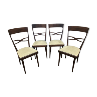 4 chairs of the 50s Consorsio Serie Friuli