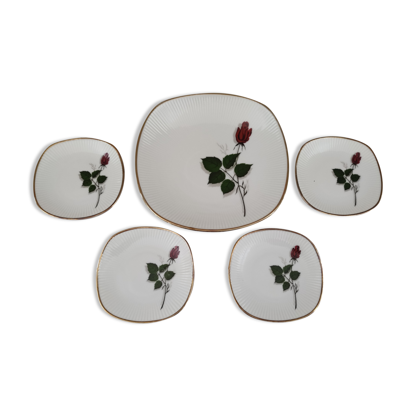 Set 5 pieces for porcelain aperitif Bavaria