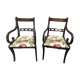 Pair of english bridge chairs