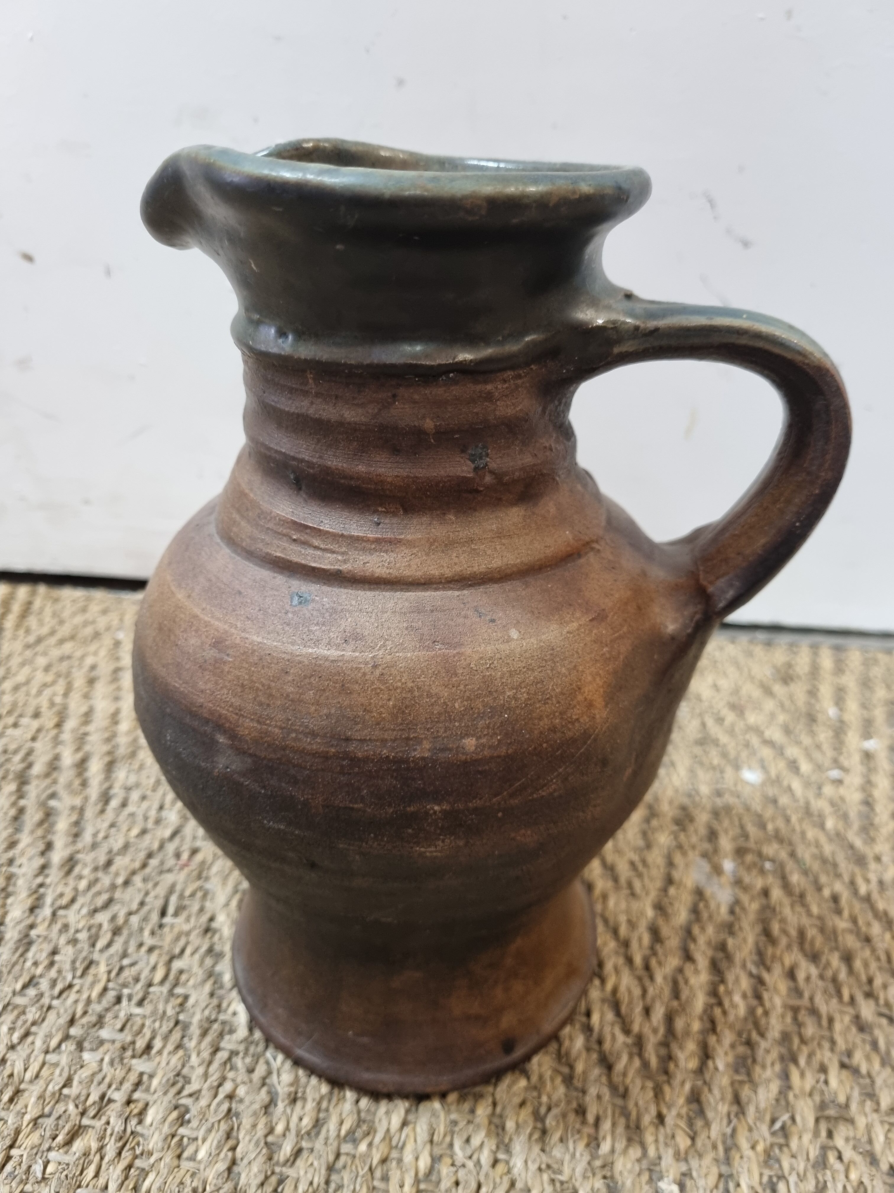 Vintage stoneware pitcher