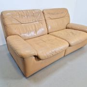 Vintage Leather DS 66 2-Seater Sofa by Carl Larsson for de Sede, 1970s