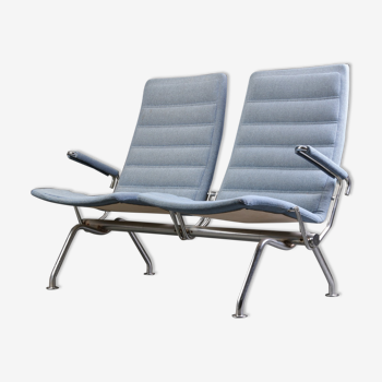 Jens amundsen sofa airport model "sas char series" for fritz hansen, denmark 1979