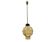 Vintage Bronze Glass Light Pendant 1960’s