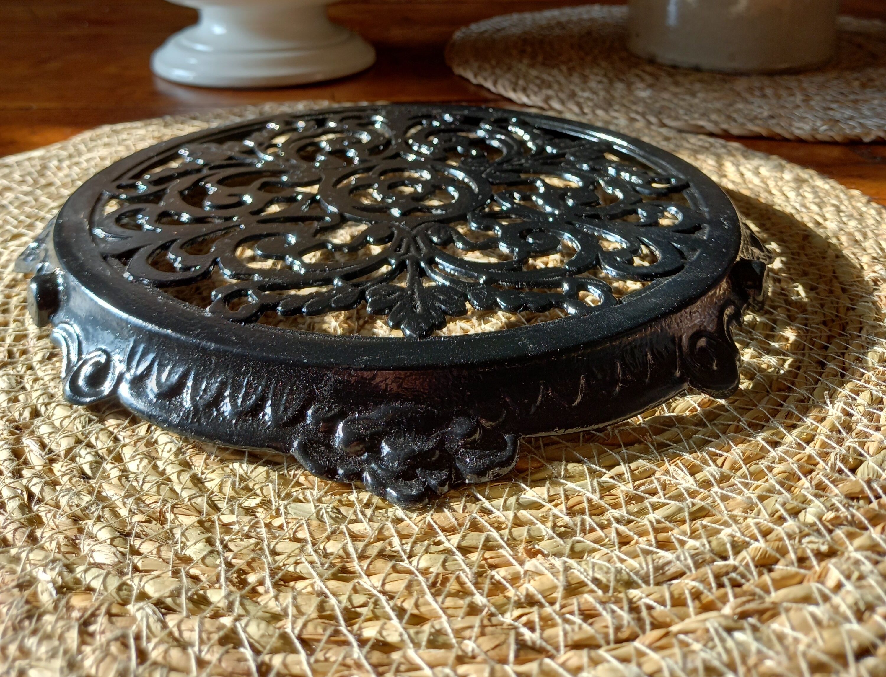 Vintage brass table mat