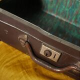 Brown vintage suitcase