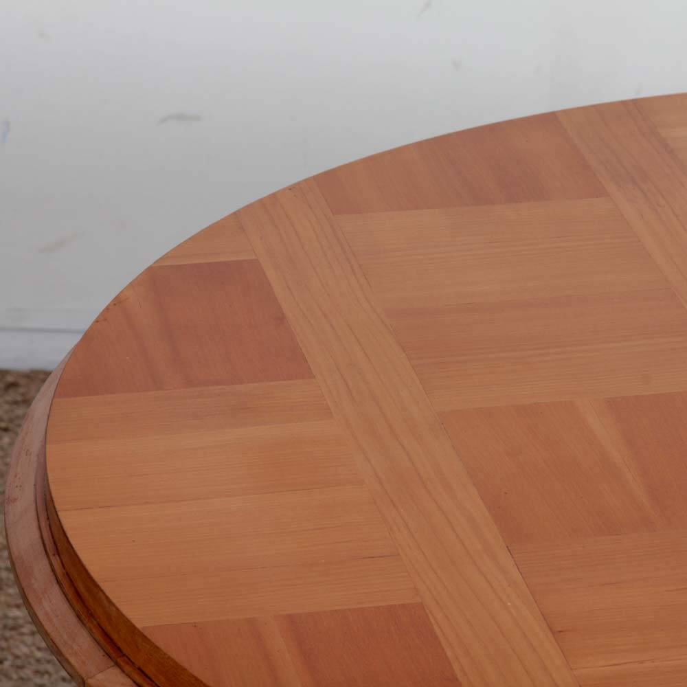 Wooden coffee table in the style of Charles Dudouyt, 1940.