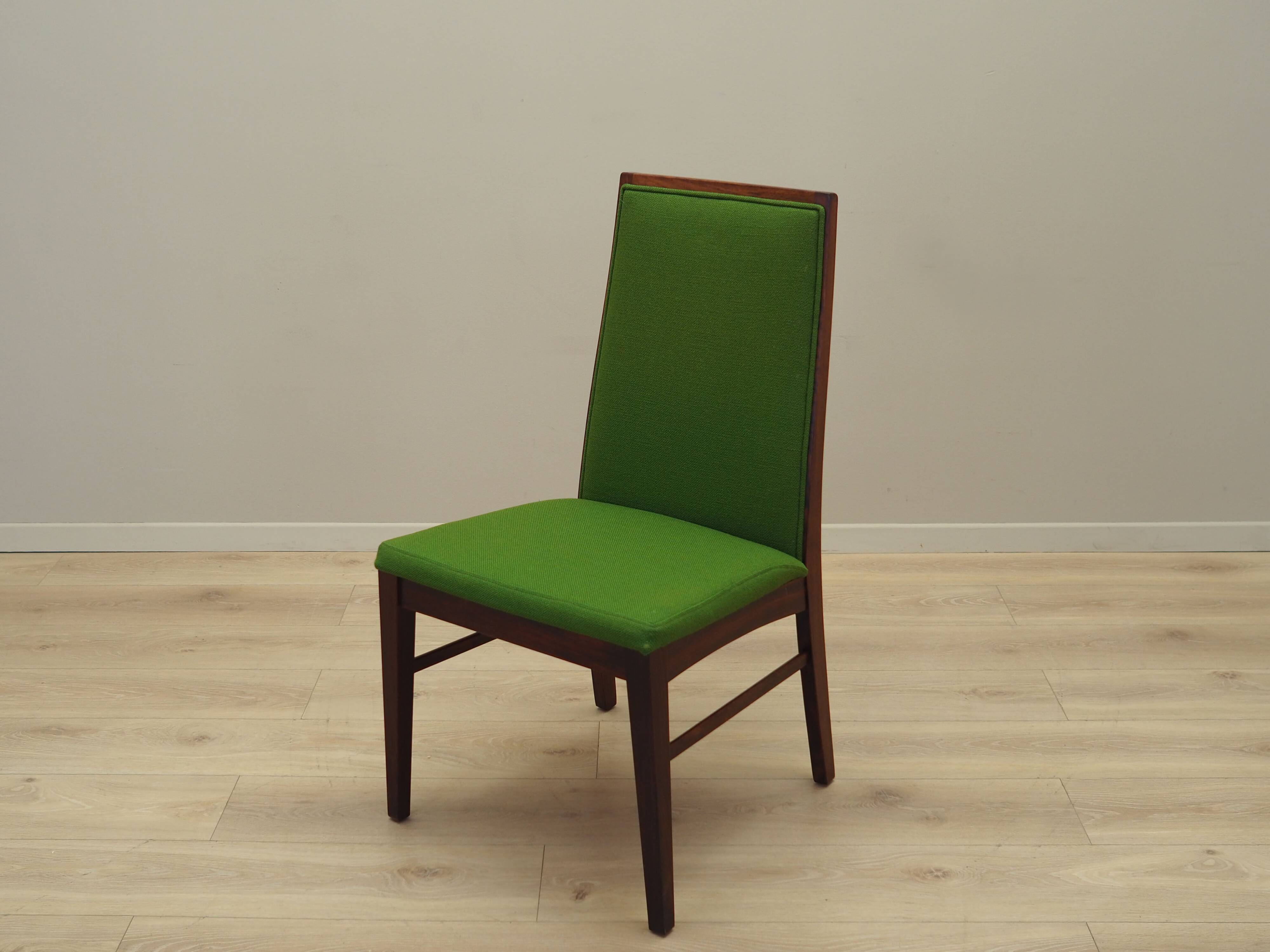 Ensemble de quatre chaises en palissandre, design danois, années 1970, éditeur : Dyrlund