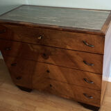 Commode art déco en noyer