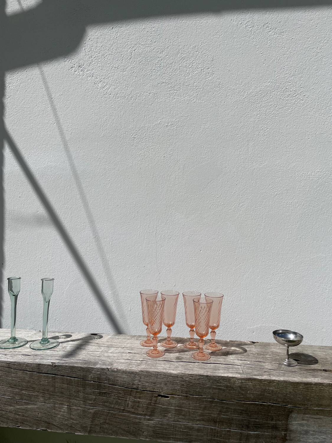 6 Rosaline champagne flutes