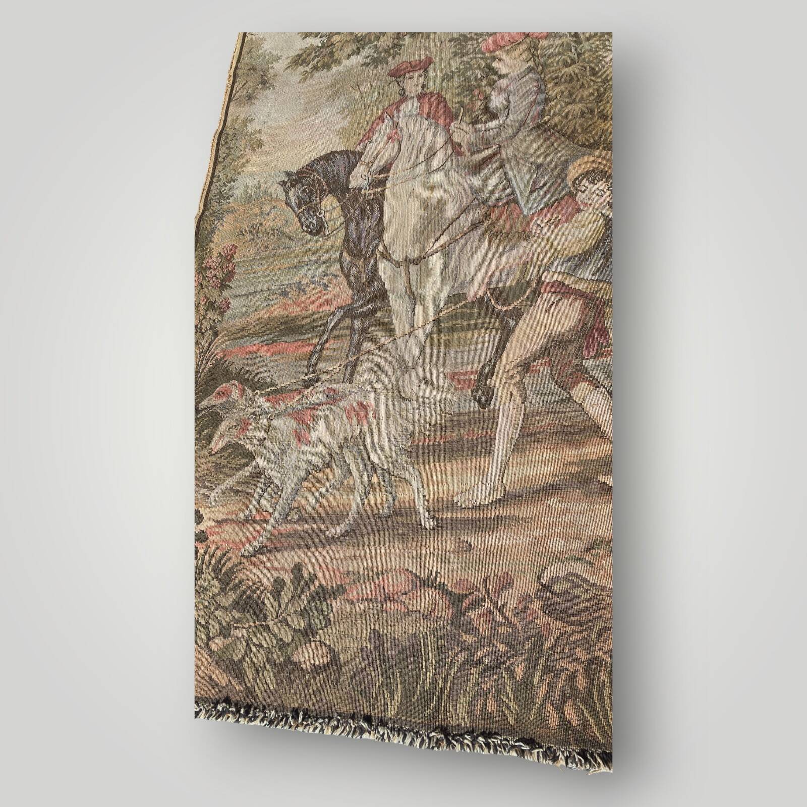 Vintage jacquard wall tapestry