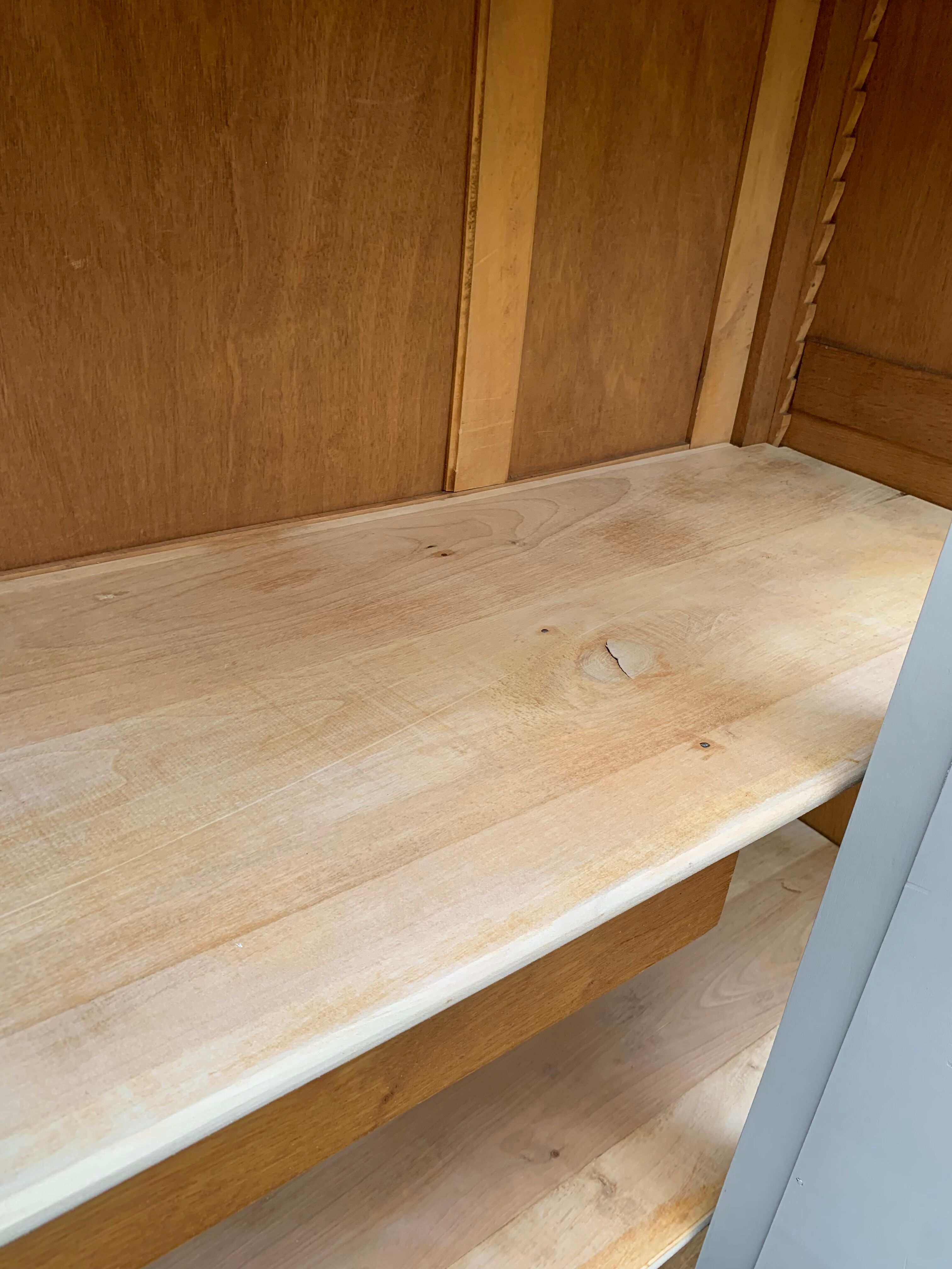 Parisian art deco wardrobe solid oak 1930