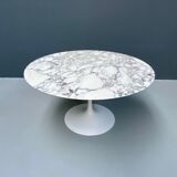 Aresbescato marble dining table by Eero Saarinen for Knoll
