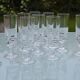 10 crystal champagne flutes