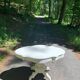 White dolce vita makeover violin table