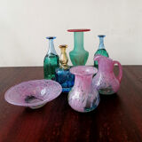 Set of glass vases, Kosta Boda, 1970