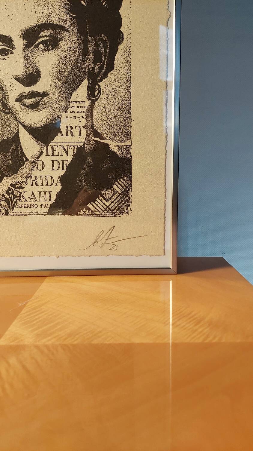 Signed lithograph