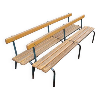 Pair of Mullca nursery school benches 1950s