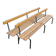 Pair of Mullca nursery school benches 1950s