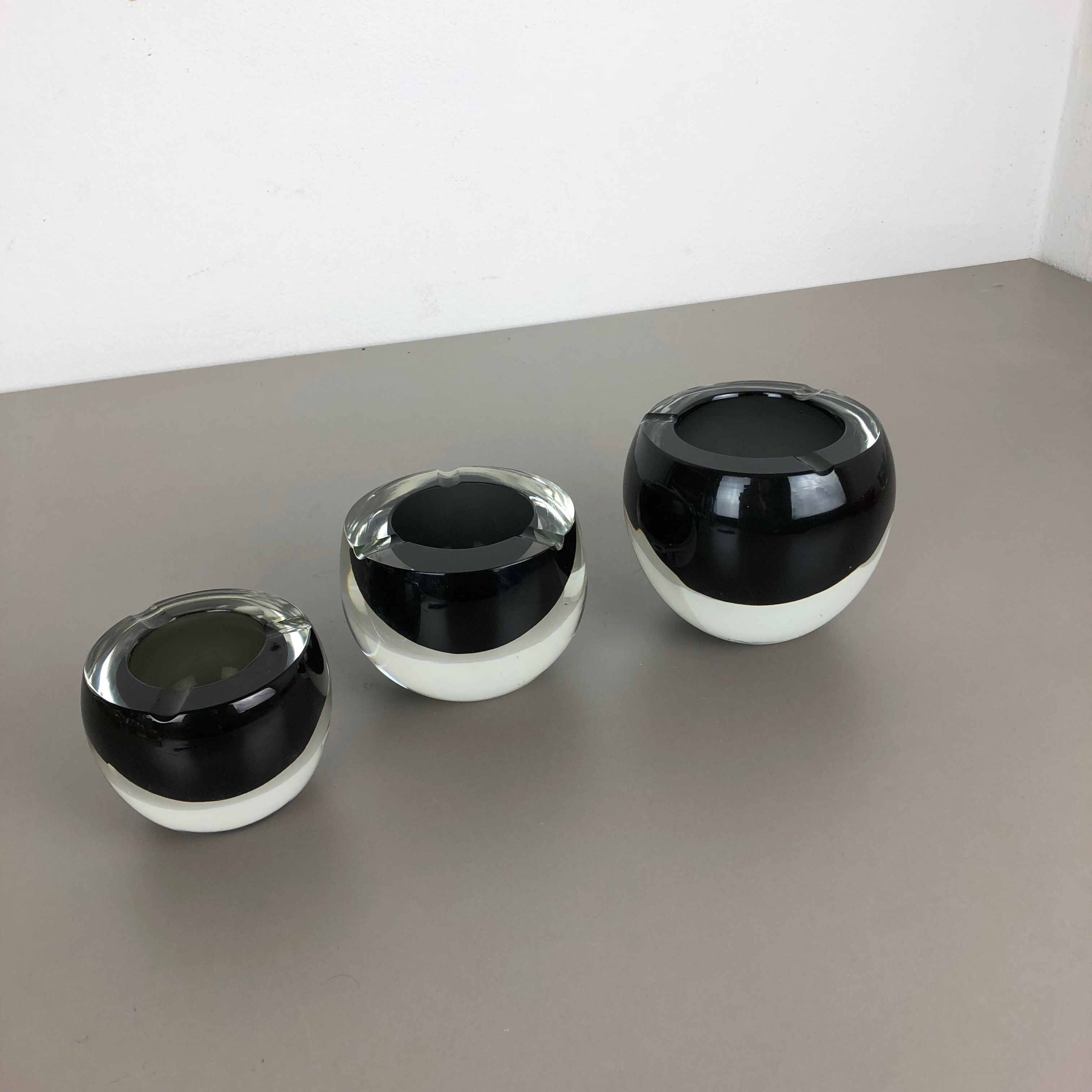 Murano glass ashtrays by Antonio da Ros, Cenedese, 1960s