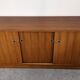 Modernist enfilade in rosewood attributed to O. Borsani, Italy circa 1970.