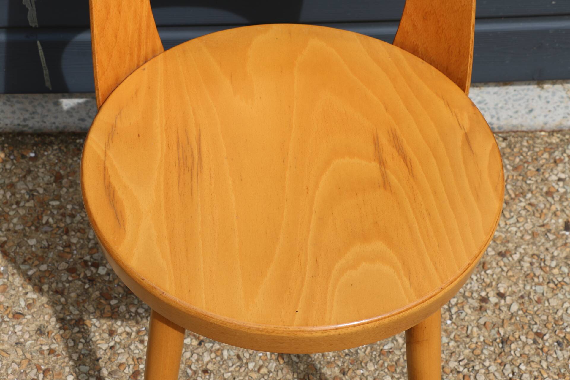 5 BAUMANN “MONDOR” light beech chairs