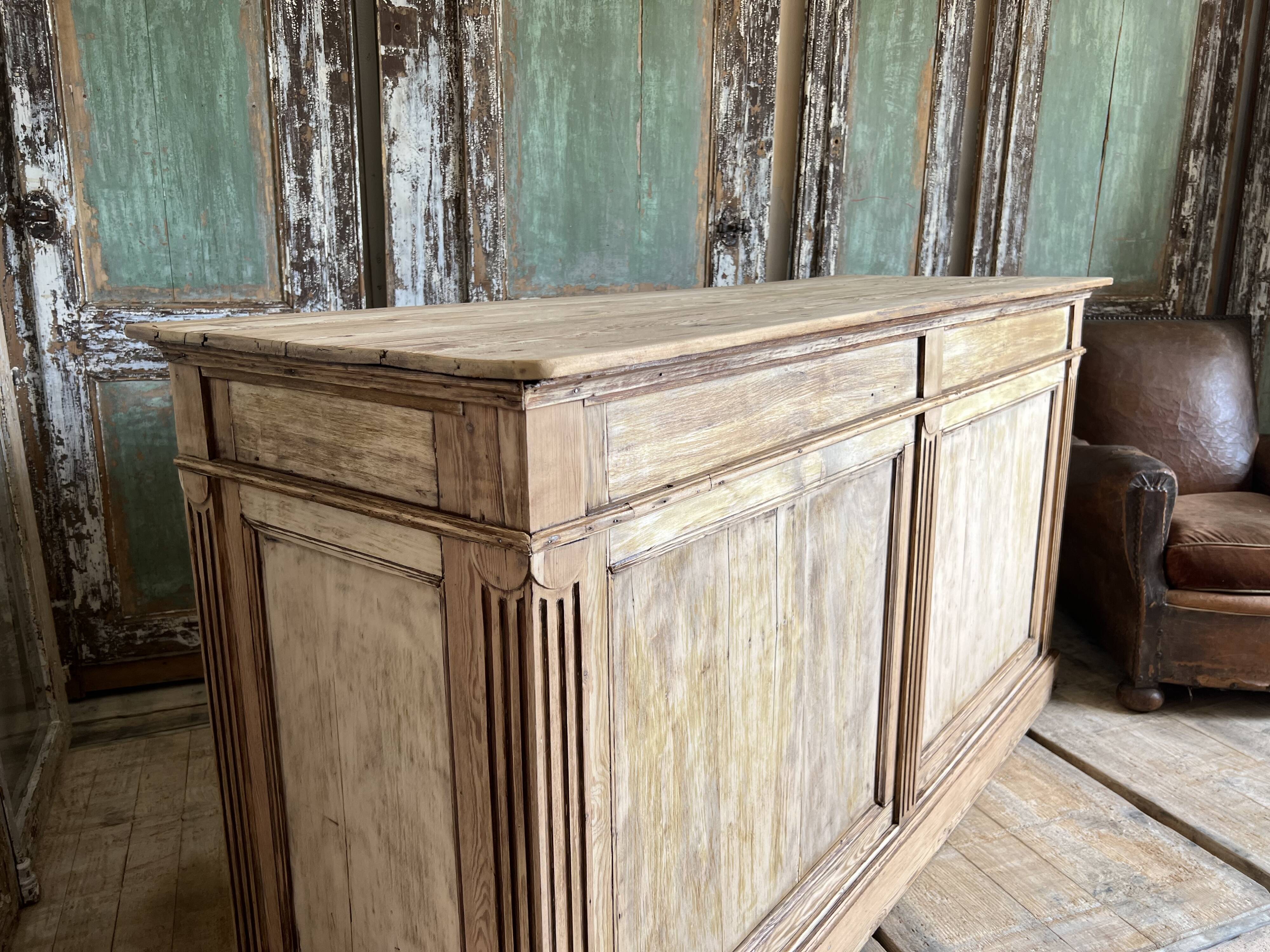 Old store counter