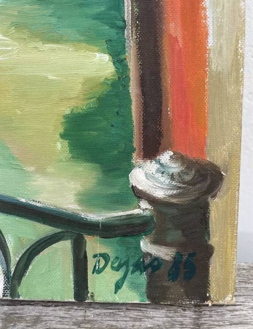 Oil on canvas – Picturesque view of Venice – landscape painting
