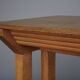 Table d'appoint ou bureau constructiviste vintage en chêne, années 1930