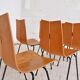 Set of 8 GA chairs by Hans Bellmann for Horgen-Glarus, Switzerland, 1960s