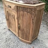 Art deco sideboard 1930 in raw walnut
