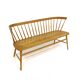 Banc scandinave  "Florida" en hêtre, frères Wigells, Suède, 1950