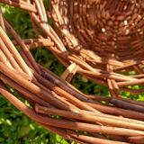 Retro wicker basket