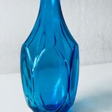 Blue glass decanter