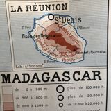 School poster Montmorillon Indochina/Madagascar